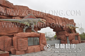 animatronic dinosaur in shanghai
