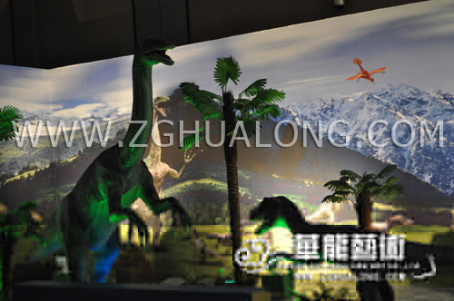 Animatronic dinosaur park