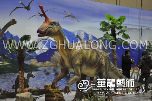 Animatronic dinosaur park