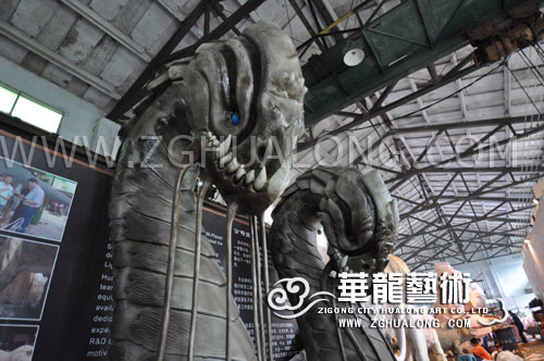 dinosaur statue replicas