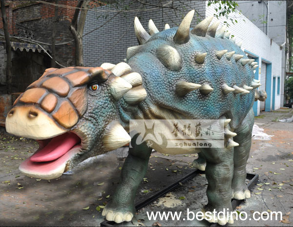 playground equipment-animatronics stegosaurus