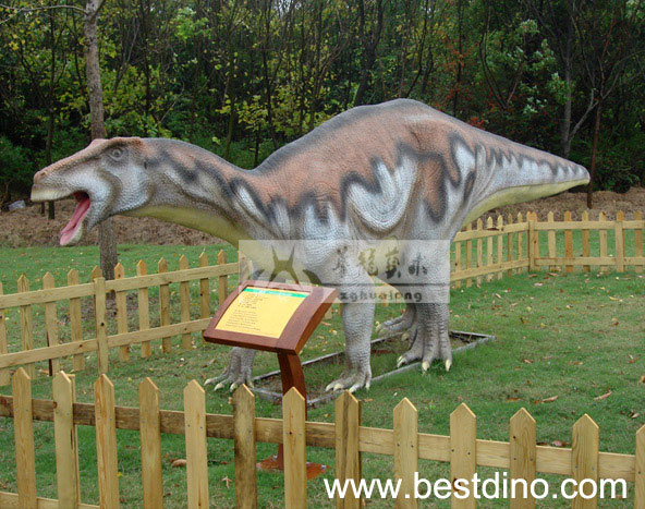amusement park dinosaur fossil