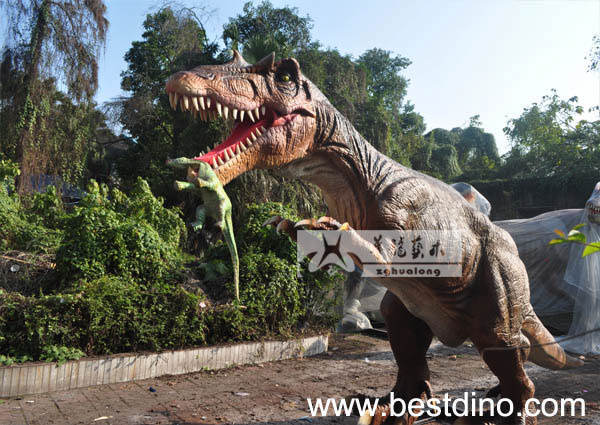 dinopark t-rex of simulation dinosaur