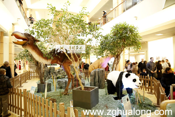 华龙艺术大型远古动物模型