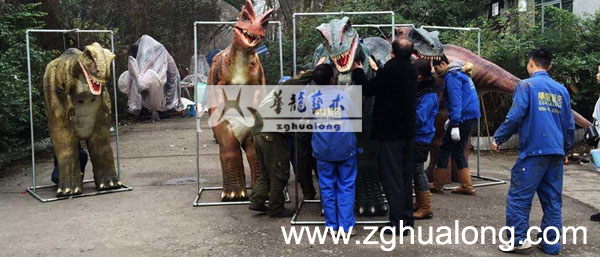 华龙艺术恐龙皮套霸王龙