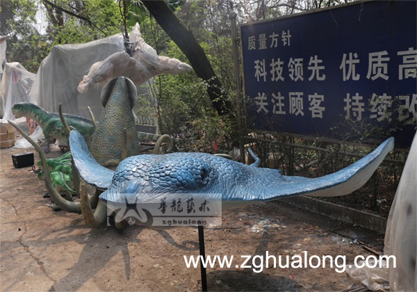 华龙艺术形象逼真大型仿真蝠鳐
