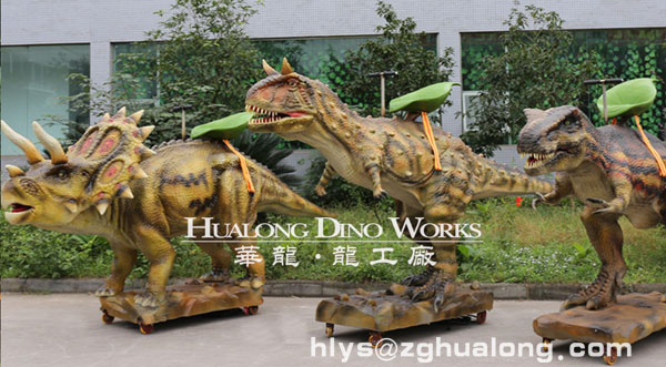 华龙艺术小型电动骑乘恐龙价格