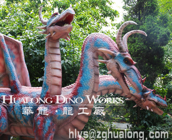 仿真神话飞龙雕塑