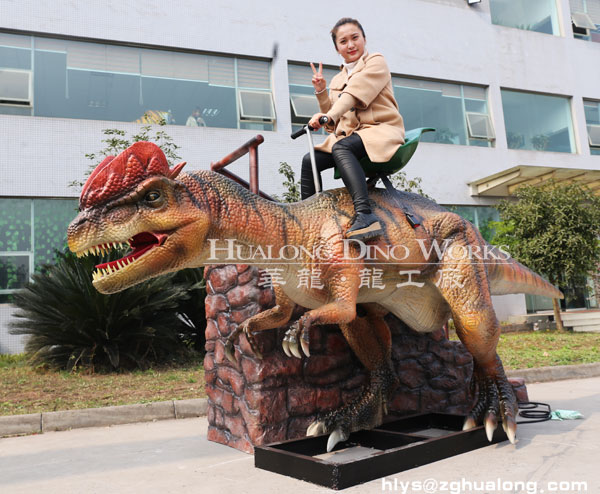华龙艺术质优大型骑乘恐龙