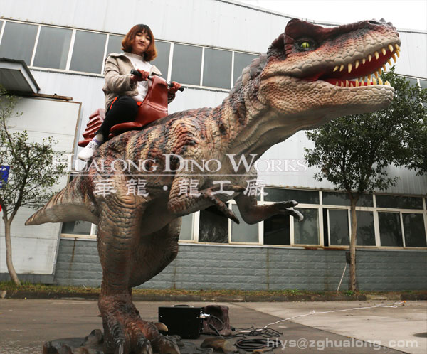 华龙艺术质优的仿真电动骑乘恐龙