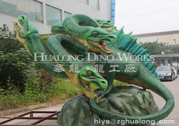 华龙科技  大型仿真西方飞龙模型