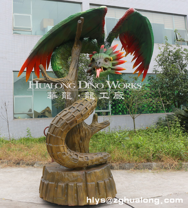 华龙艺术逼真仿真飞龙价格