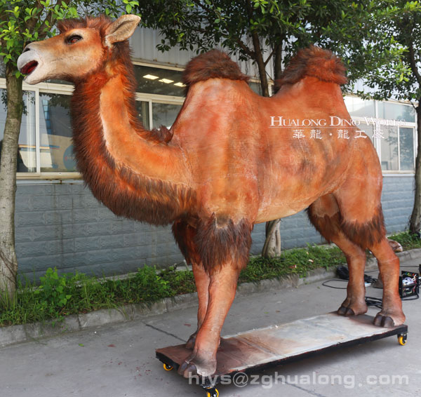 华龙艺术栩栩如生仿真骆驼模型