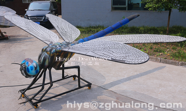 华龙艺术栩栩如生大型仿真蜻蜓模型
