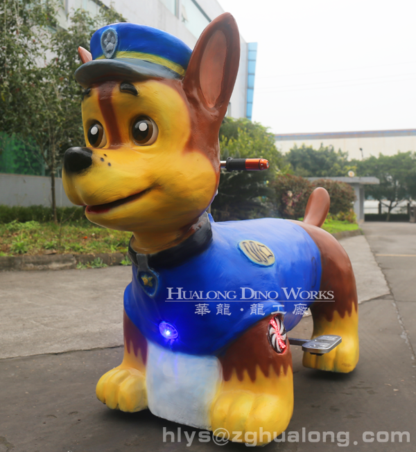 华龙艺术可爱造型电瓶跑跑车