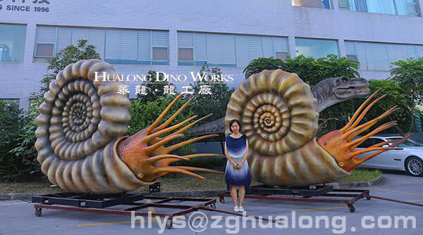 华龙艺术大型仿真菊石模型