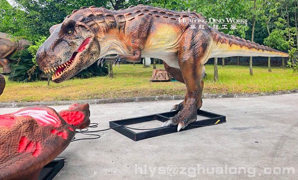 华龙艺术博物馆商场仿真恐龙机模