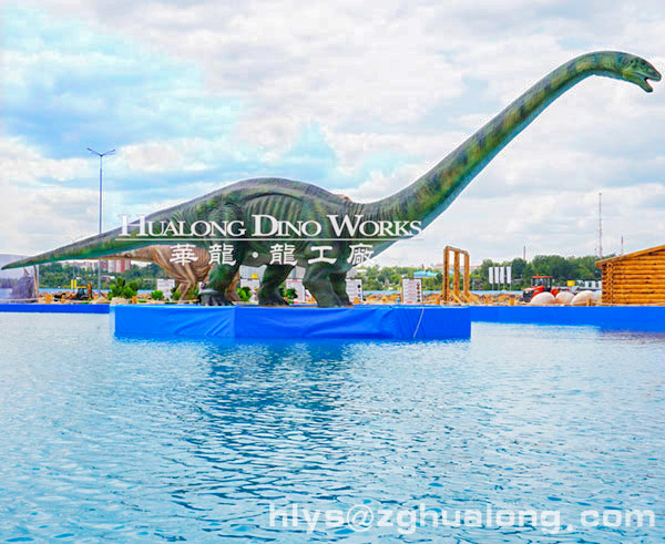 华龙艺术侏罗纪大型仿真马门溪龙模型20M