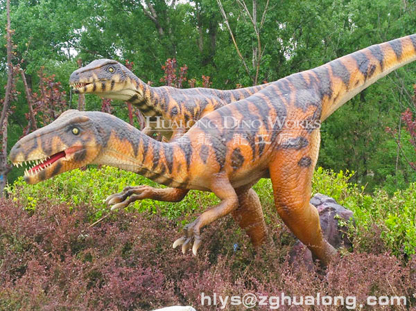 华龙艺术户外景观园林仿真恐龙机模4.5M