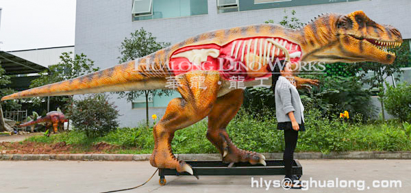 华龙艺术户外侏罗纪仿真恐龙公园摆件