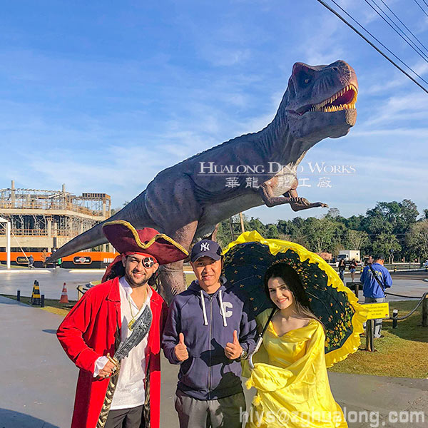 华龙艺术户外大型仿真恐龙模型 户外广场公园仿真恐龙展摆件