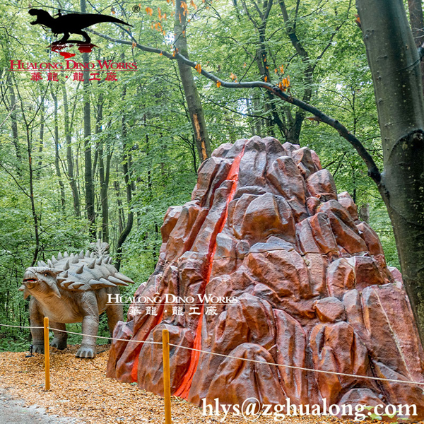 自贡华龙艺术 栩栩如生仿真甲龙机模 自贡华龙艺术 栩栩如生仿真甲龙机模