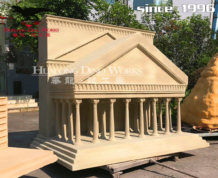 华龙科技 世界知名建筑物万神殿微缩景观