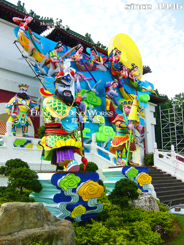 华龙科技 白天花灯制作现场