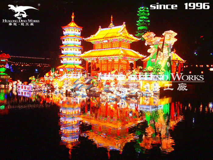 华龙科技 民俗传统大型彩灯定制 
