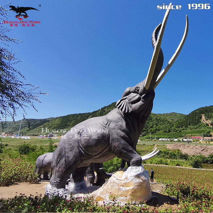 华龙科技 大型仿真远古动物能动能叫的机模