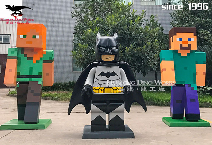 华龙科技 玻璃钢IP卡通人物装饰摆件