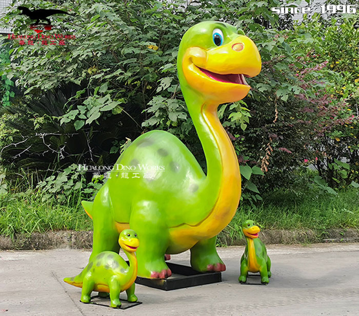 华龙科技 仿真卡通恐龙模型