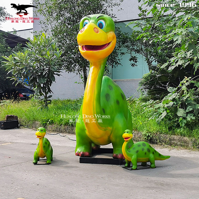 华龙科技 仿真卡通腕龙一家机模