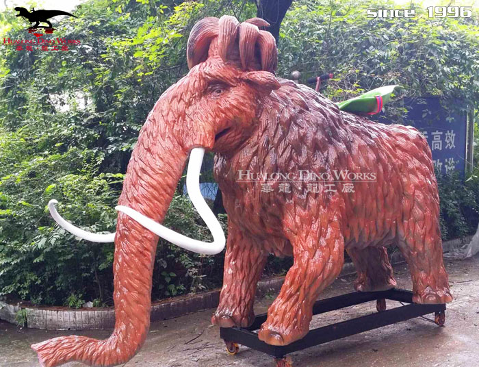 华龙科技 商场儿童骑乘卡通猛犸象